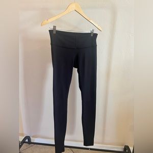 Lululemon Athletica Black Leggings, Size 8, 31”